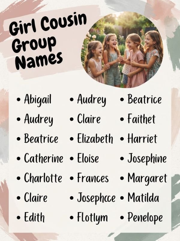Girl Cousin Group Names