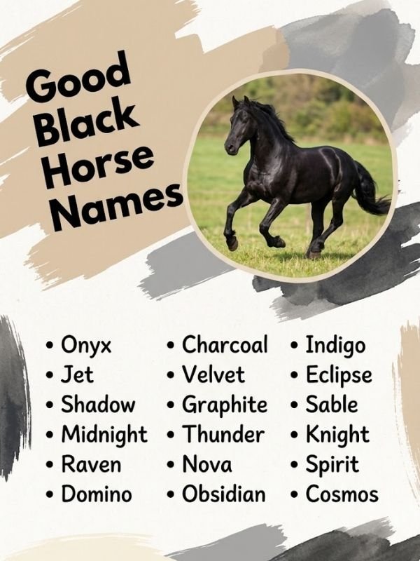 Good Black Horse Names