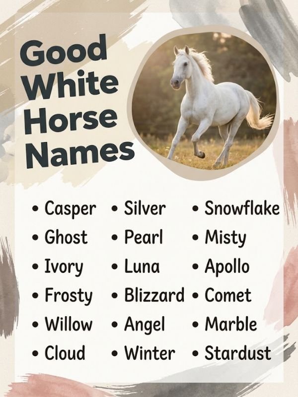 Good White Horse Names
