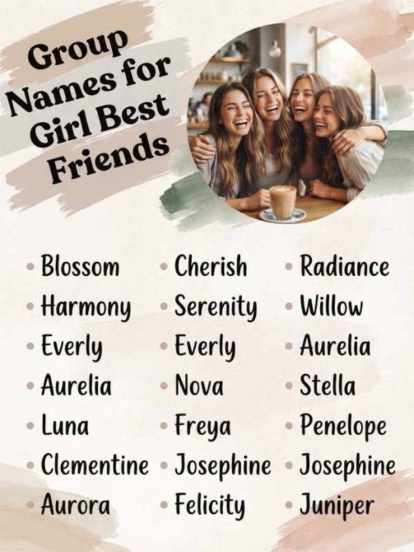 Group Names for Girl Best Friends