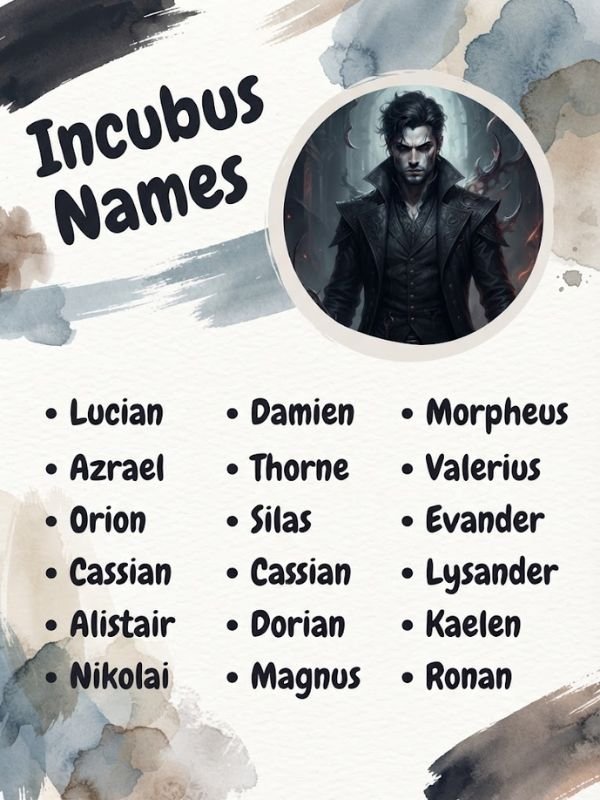 Incubus Names