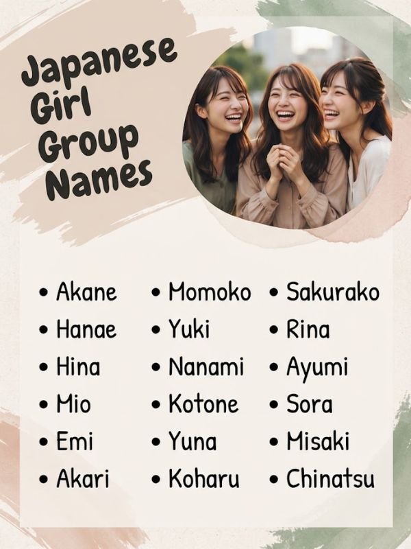 Japanese Girl Group Names