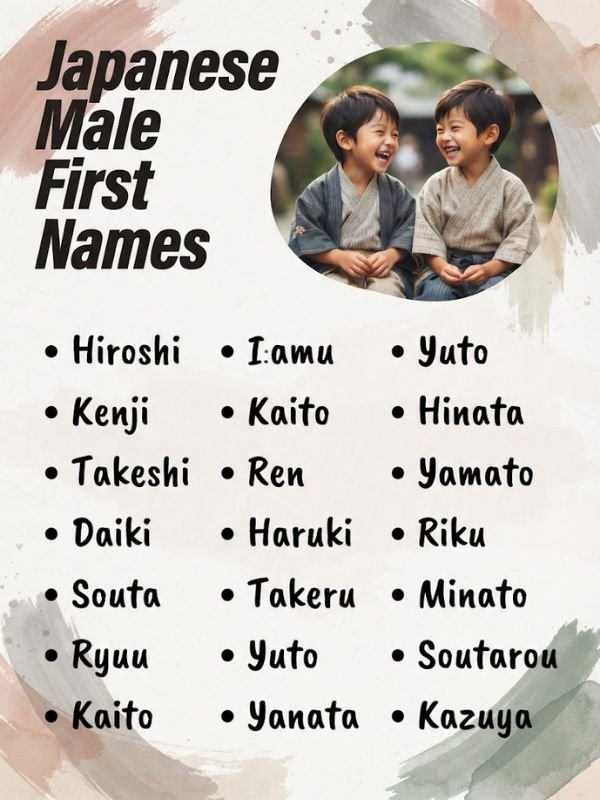 Japanese Male First Names
