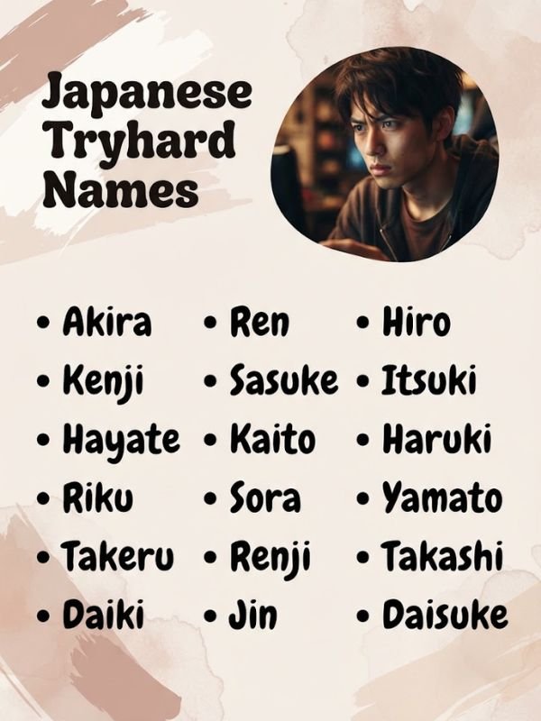 Japanese Tryhard Names