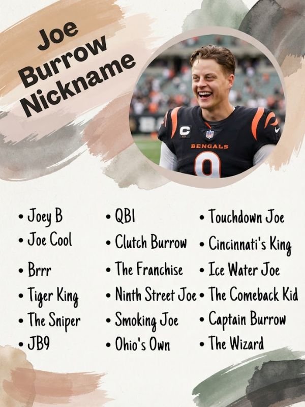 Joe Burrow Nickname