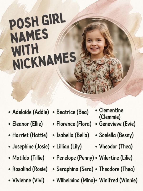 Posh Girl Names With Nicknames