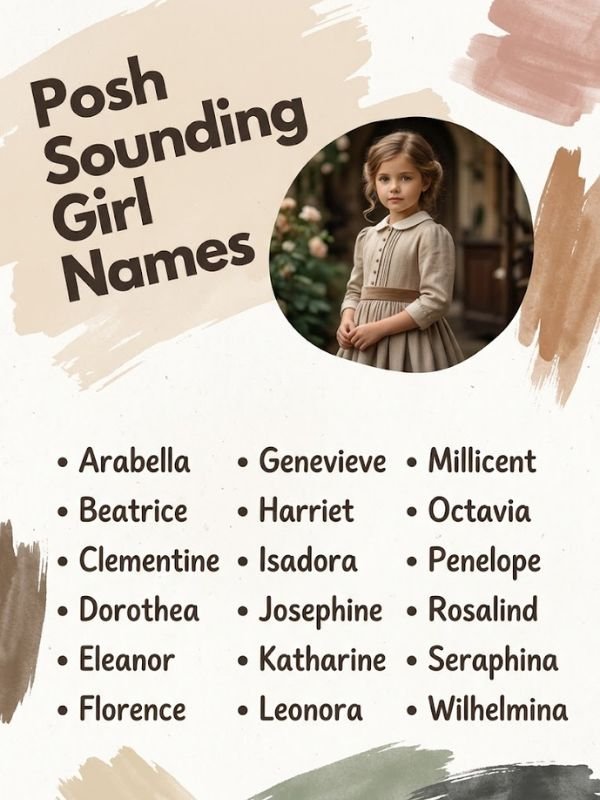 Posh Sounding Girl NamesPosh Sounding Girl Names