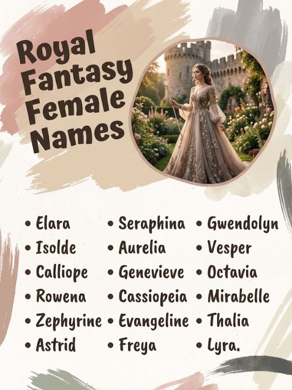 Royal Fantasy Female Names