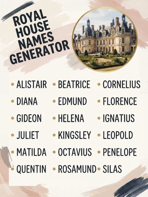Royal House Names Generator