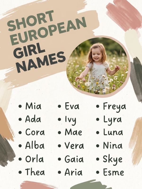 Short European Girl Names