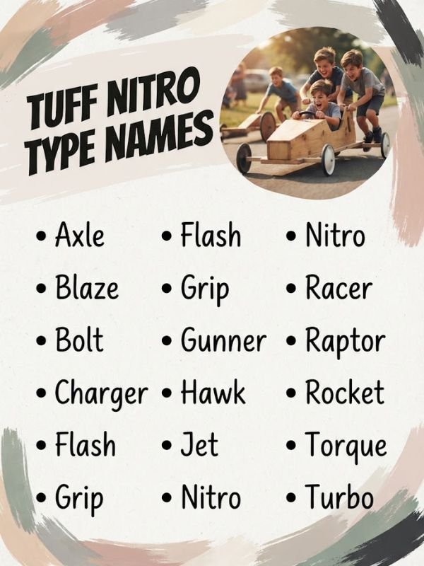 Tuff Nitro Type Names