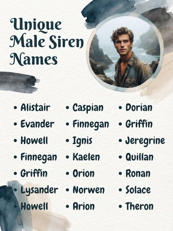Unique Male Siren Names