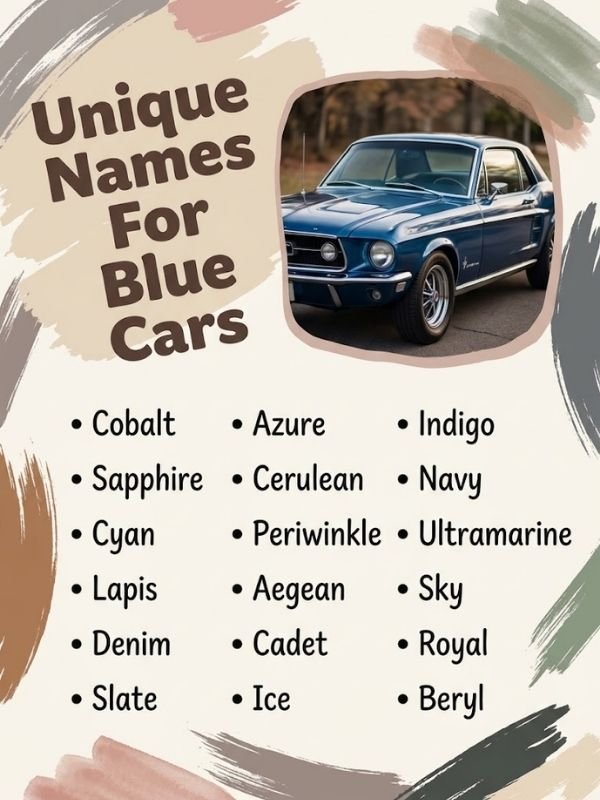 Unique Names For Blue Cars