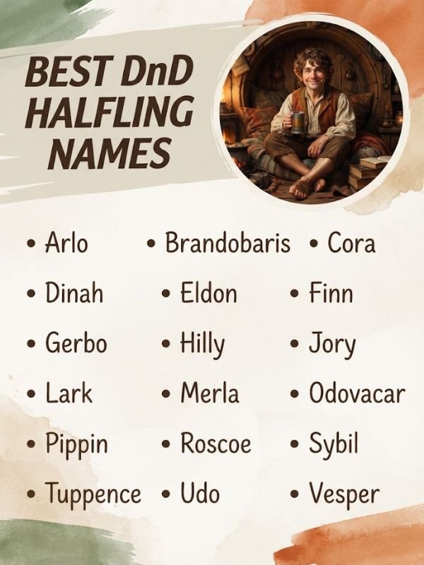 Best DnD Halfling Names