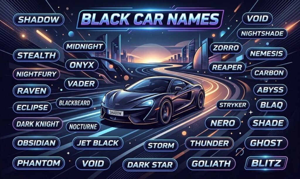 Black Car Names