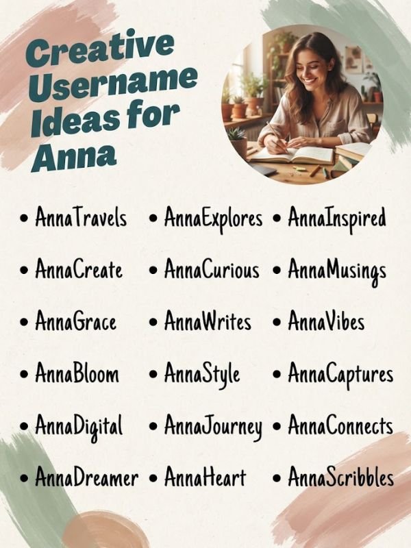 Creative Username Ideas for Anna