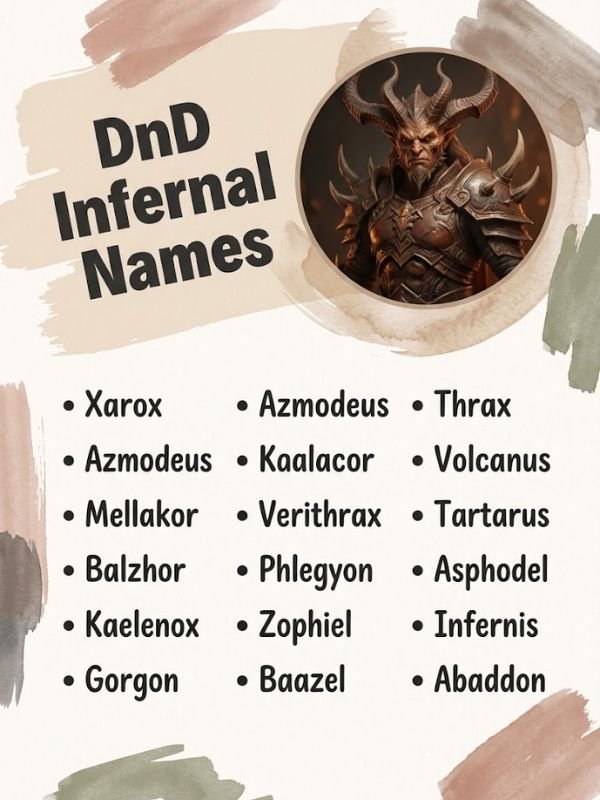 DnD Infernal Names