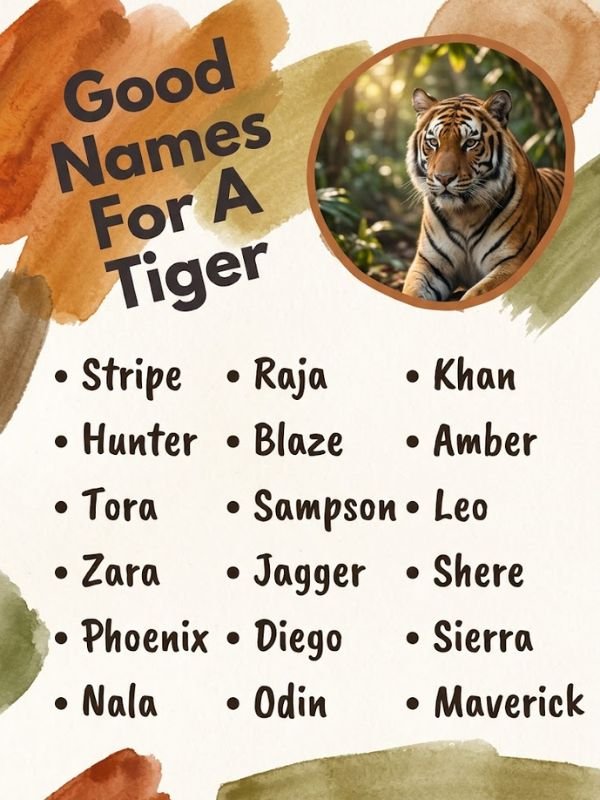 Good Names For A Tiger
