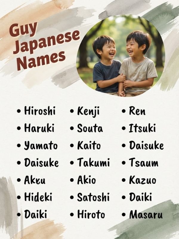 Guy Japanese Names