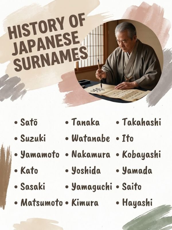 History of Japanese Surnames