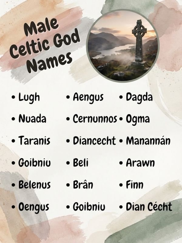 Male Celtic God Names
