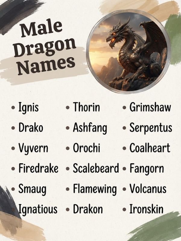 Male Dragon Names