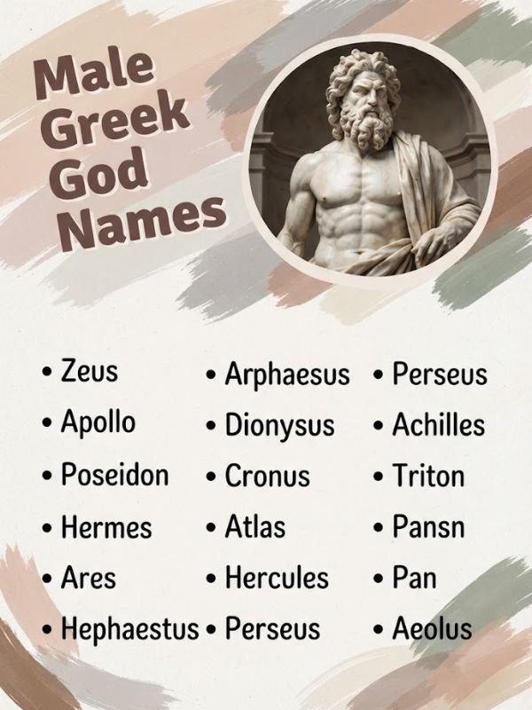 Male Greek God Names