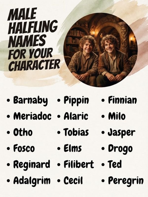 Male Halfling Names