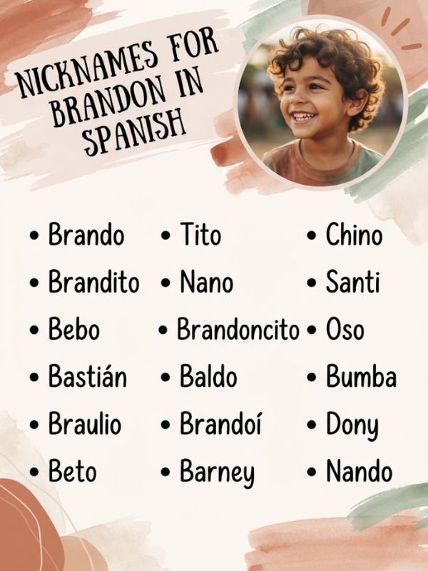 Nickname for Brandon in Spanish