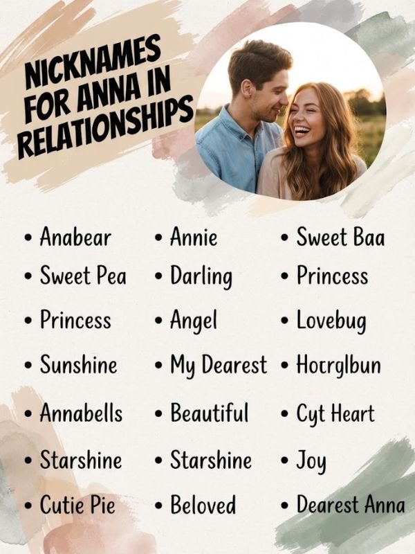 Nicknames for Anna in Relationships
