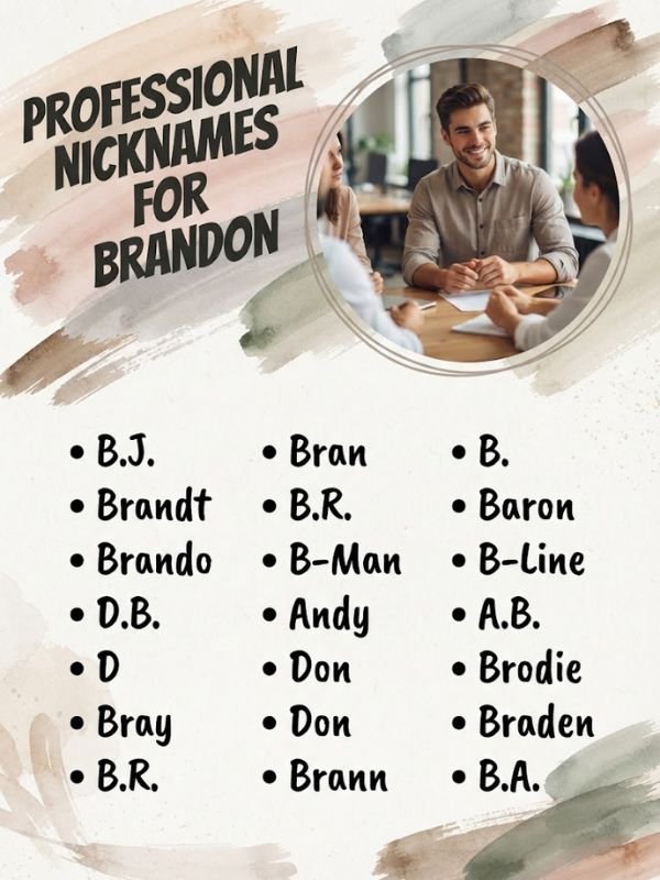 Professional Nicknames for Brandon
