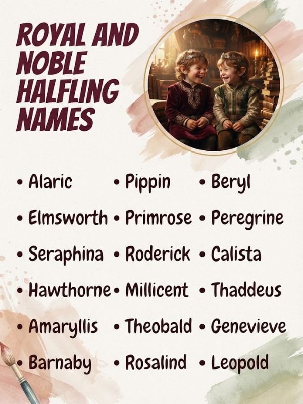 Royal and Noble Halfling Names