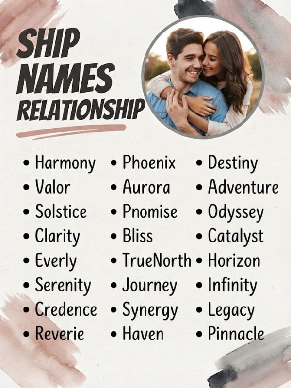 Ship Names Relationship