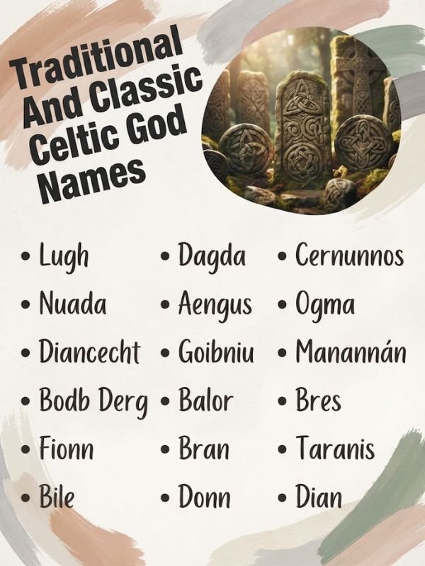 Traditional And Classic Celtic God Names