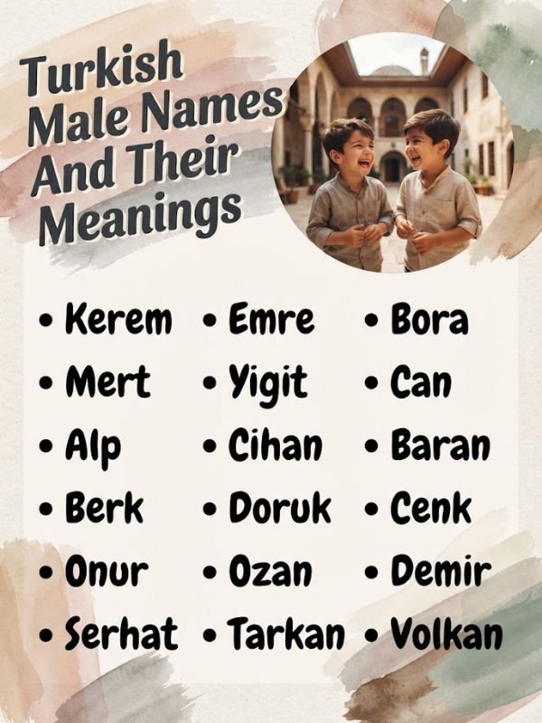 Turkish Male Names And Their Meanings